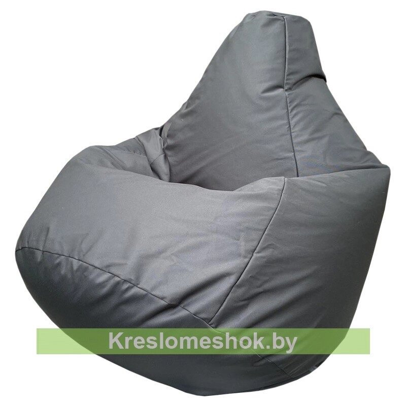 Кресло мешок Груша Г2.7-34 Темно-серый от компании Интернет-магазин "Kreslomeshok" - фото 1