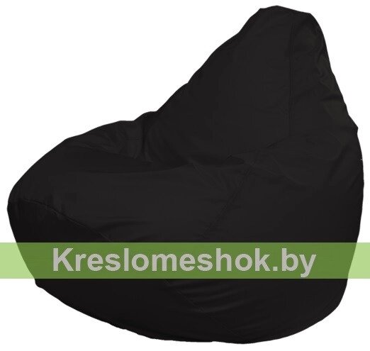 Кресло мешок Груша Макси Г2.1-01 (Черный) от компании Интернет-магазин "Kreslomeshok" - фото 1