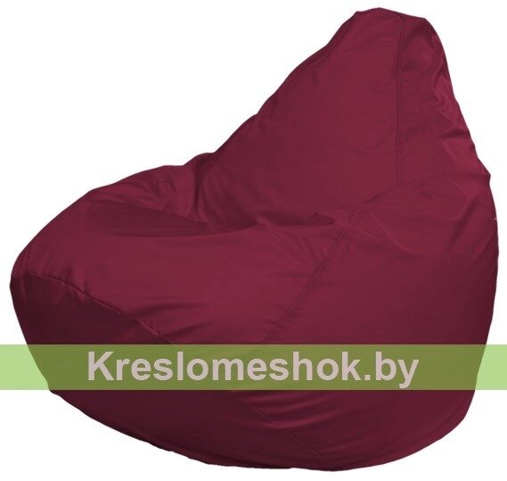 Кресло мешок Груша Макси Г2.1-16 (Бордовый) от компании Интернет-магазин "Kreslomeshok" - фото 1
