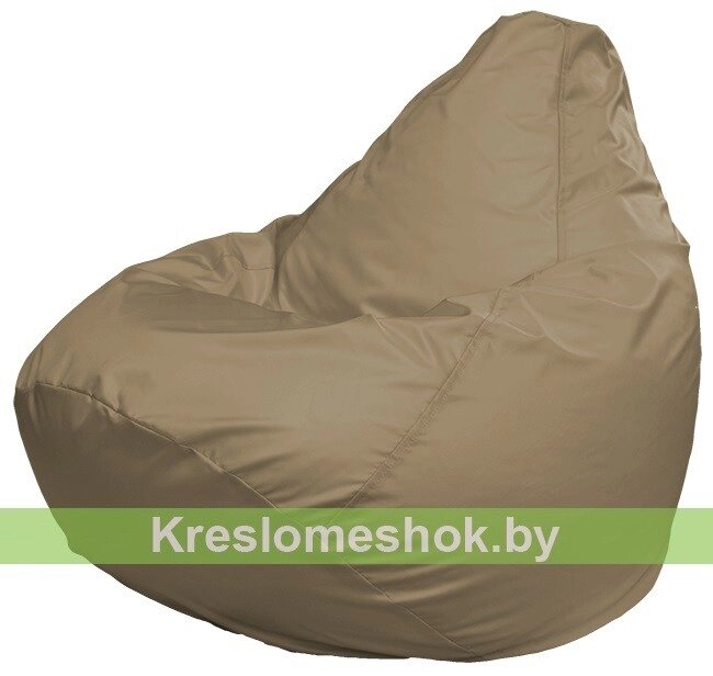 Кресло мешок Груша Макси Г2.2-01 (Бежевый тёмный) от компании Интернет-магазин "Kreslomeshok" - фото 1