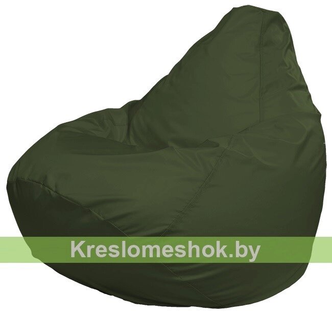 Кресло мешок Груша Макси Г2.2-04 (Оливковый тёмный) от компании Интернет-магазин "Kreslomeshok" - фото 1