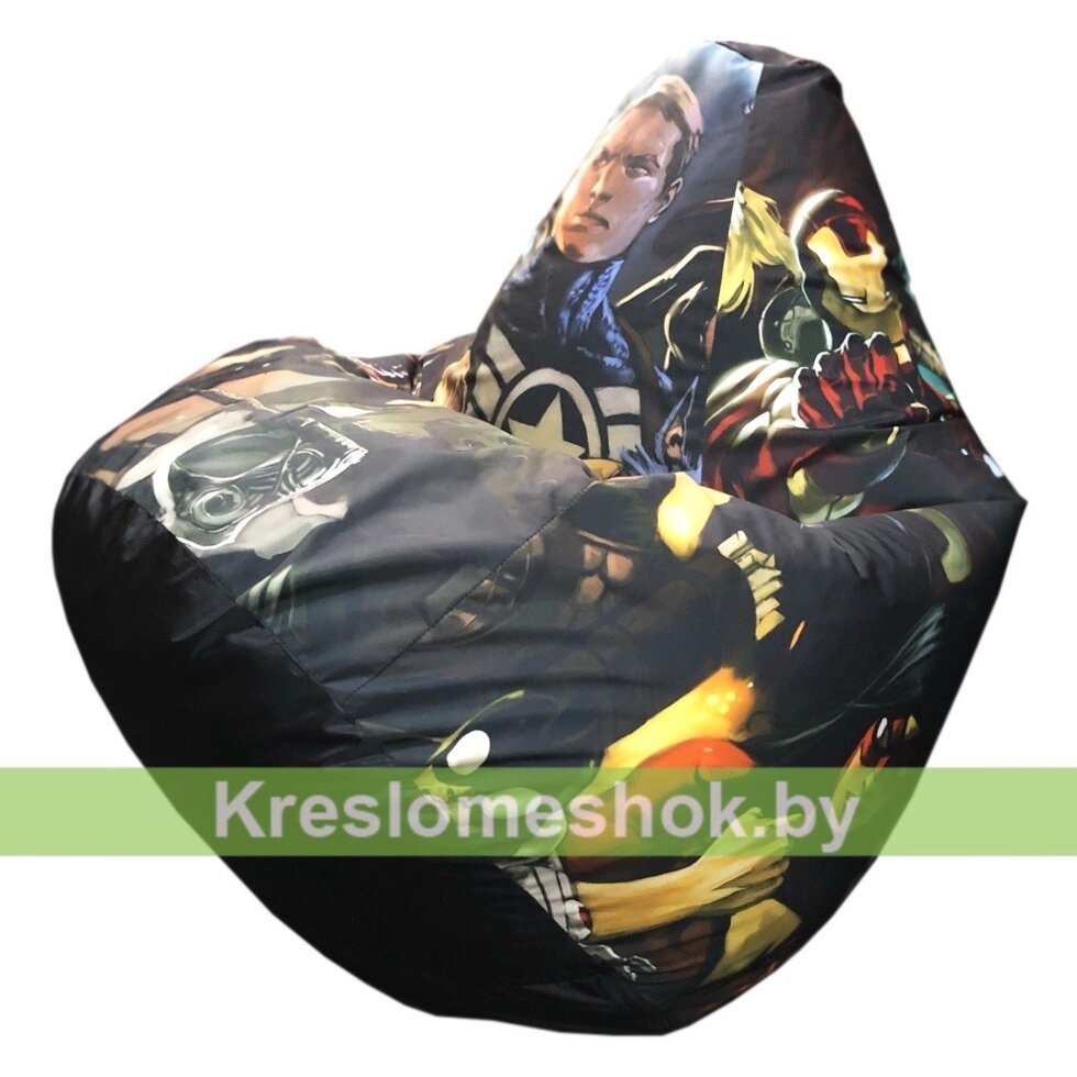 Кресло-мешок Груша "Вселенная Марвел" от компании Интернет-магазин "Kreslomeshok" - фото 1
