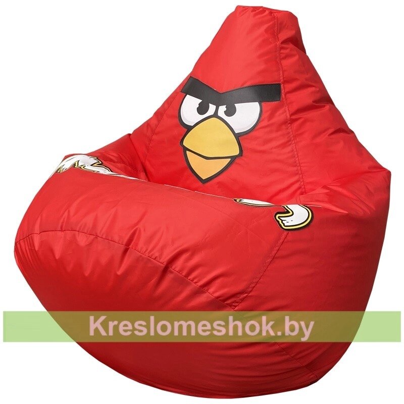 Кресло мешок Красная Птичка оксфорд от компании Интернет-магазин "Kreslomeshok" - фото 1