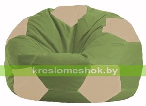 Кресло мешок Мяч М1.1-223 (основа оливковая, вставка бежевая)