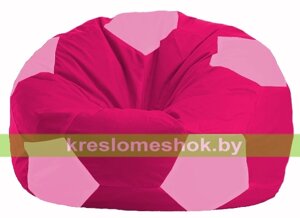 Кресло мешок Мяч М1.1-389 (основа фуксия, вставка розовая)