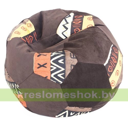 Кресло мешок Мяч Шоко-Африка М1.2-02 от компании Интернет-магазин "Kreslomeshok" - фото 1