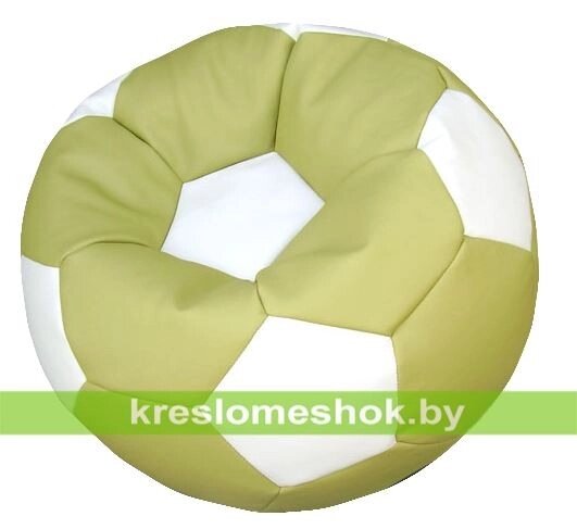 Кресло-мешок Мяч Стандрат М1.3-1910 оливково-белое от компании Интернет-магазин "Kreslomeshok" - фото 1