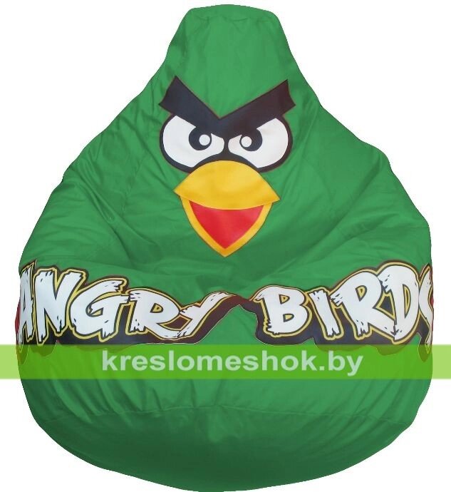 Кресло мешок Птичка зеленая от компании Интернет-магазин "Kreslomeshok" - фото 1