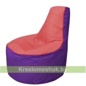 Кресло мешок Трон Т1.1-0218(красный-фиолетовый)