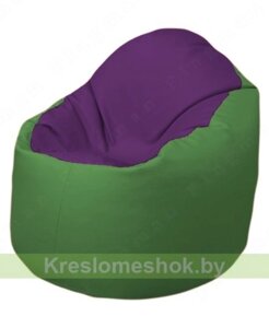Кресло-мешок Браво Б1.3-N32N76 (фиолетовый - зелёный)