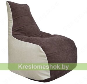 Кресло мешок Бумеранг Б1.4-01 (бежевый, коричневый)