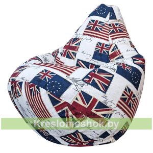 Кресло-мешок Груша Г2.4-04 Британский Флаг