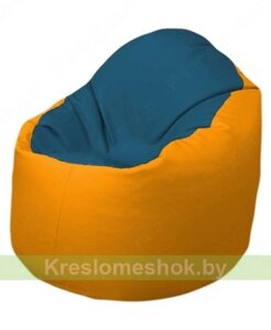 Кресло-мешок Браво Б1.3-F03F06 (синий - жёлтый)