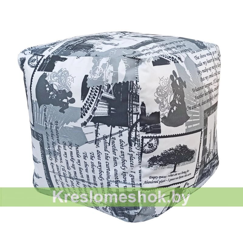 Пуфик Куб (грета) от компании Интернет-магазин "Kreslomeshok" - фото 1