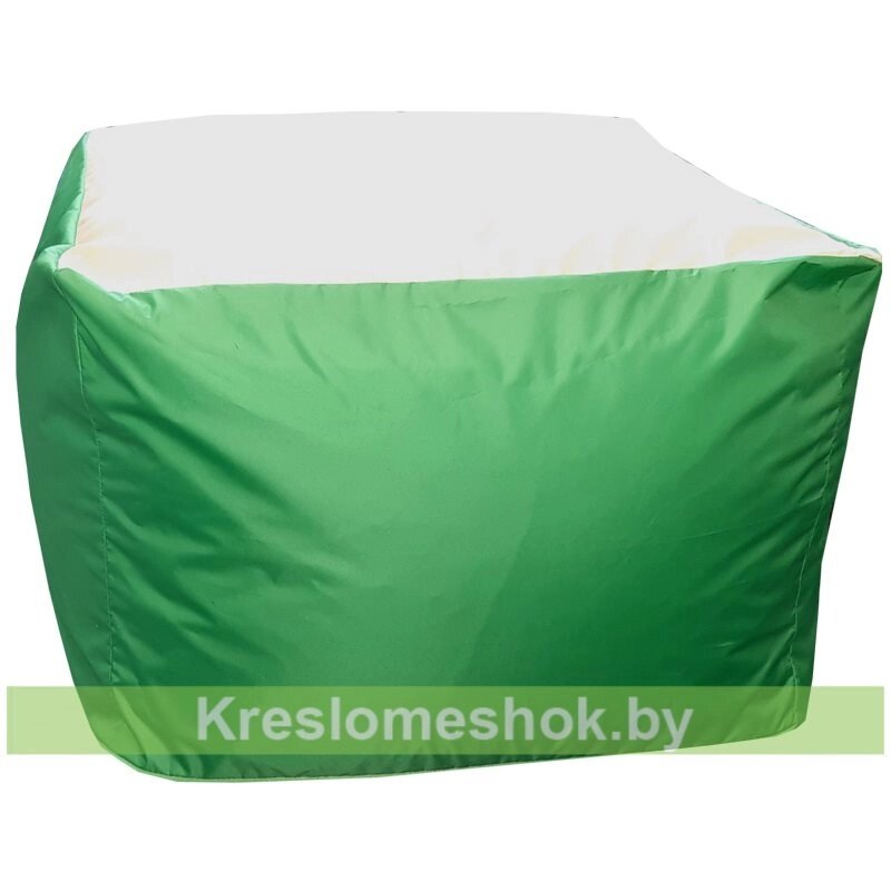 Пуфик Папед (зелёный+белый) от компании Интернет-магазин "Kreslomeshok" - фото 1
