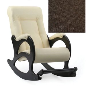 Кресло-качалка мод. 44 (Мальта -15/Венге/Без лозы) ткань