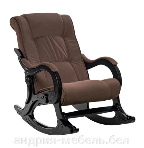 Кресло-качалка модель 77 (Венге / ткань V 23)