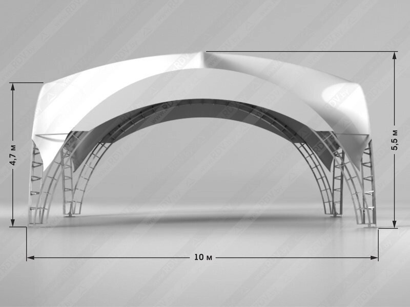 Арочный шатер Spider S 10/4 от компании ООО «Реддавей - групп» - фото 1