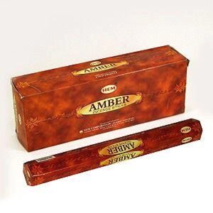 Благовония HEM Амбер (Amber), 20 палочек