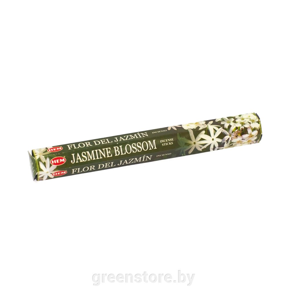 Благовония HEM Цветение жасмина ( jasmine blossom), 20 палочек ##от компании## Зеленый магазин Минск - ##фото## 1