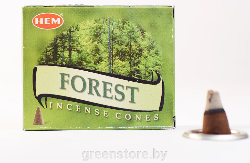 Благовония HEM Forest (Лес), 10 конусов от компании Зеленый магазин Минск - фото 1