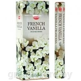 Благовония HEM Французская ваниль (French vanilla), 20 палочек от компании Зеленый магазин Минск - фото 1