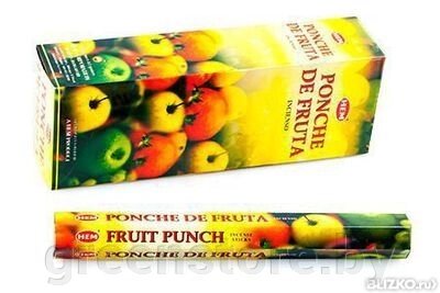 Благовония HEM Фруктовый Пунш (Fruit Punch), 20 палочек от компании Зеленый магазин Минск - фото 1