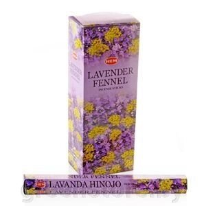 Благовония HEM Лаванда - Фенхель (Lavender Fennel ), 20 палочек от компании Зеленый магазин Минск - фото 1