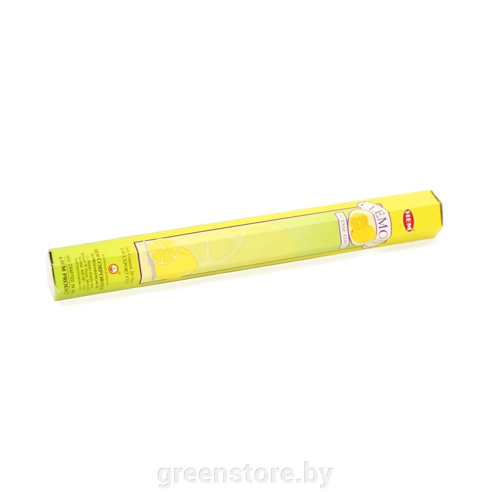 Благовония HEM Лайм (Lemon), 20 палочек от компании Зеленый магазин Минск - фото 1