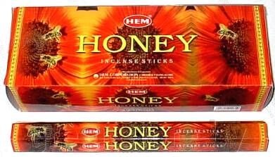 Благовония HEM Мёд (Honey), 20 палочек от компании Зеленый магазин Минск - фото 1