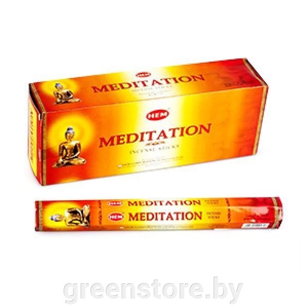 Благовония HEM Медитация (Meditation), 20 палочек от компании Зеленый магазин Минск - фото 1