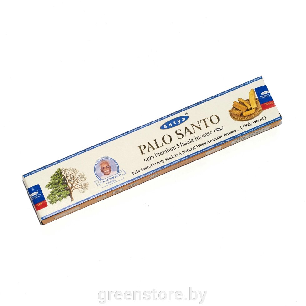 Благовония Palo Santo Satya Premium Masala incense 15 гр от компании Зеленый магазин Минск - фото 1