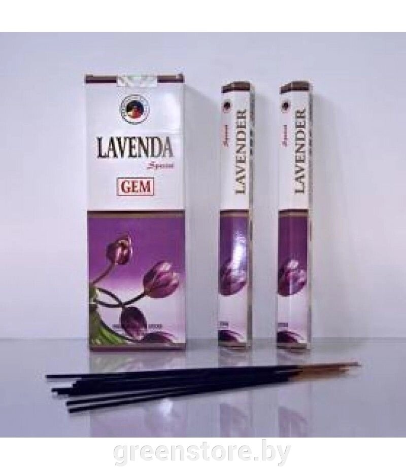 Благовония Ppure Gem Лаванда ( Lavender), 20 палочек от компании Зеленый магазин Минск - фото 1