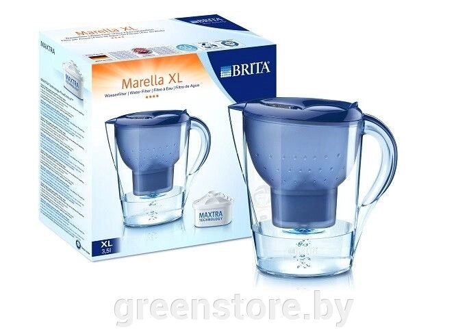 Фильтр-кувшин Brita Aluna Cool XL (синий) от компании Зеленый магазин Минск - фото 1
