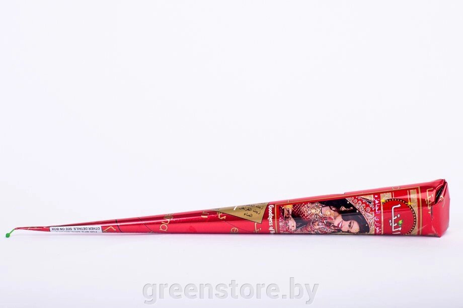 Хна для мехенди в конусе красная 40г Elina (Индия) от компании Зеленый магазин Минск - фото 1