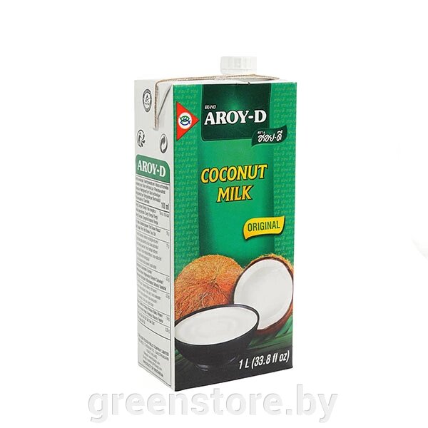 Кокосовое молоко Aroy-d 1 литр от компании Зеленый магазин Минск - фото 1