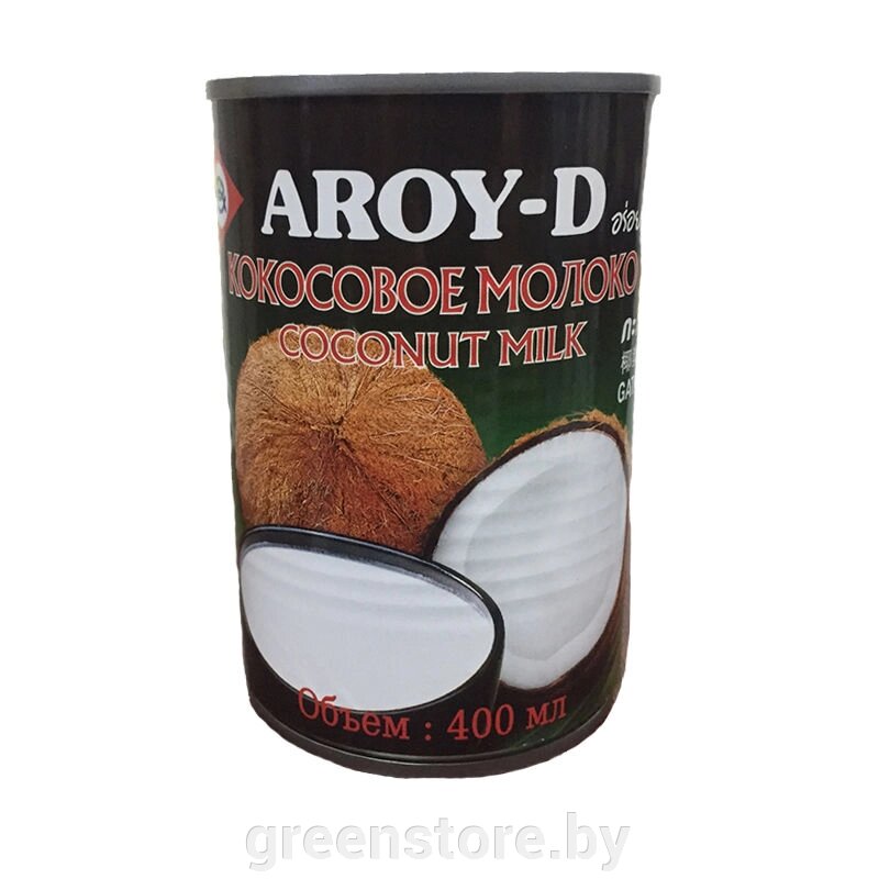Кокосовое молоко Aroy-D (60%), 400 мл от компании Зеленый магазин Минск - фото 1