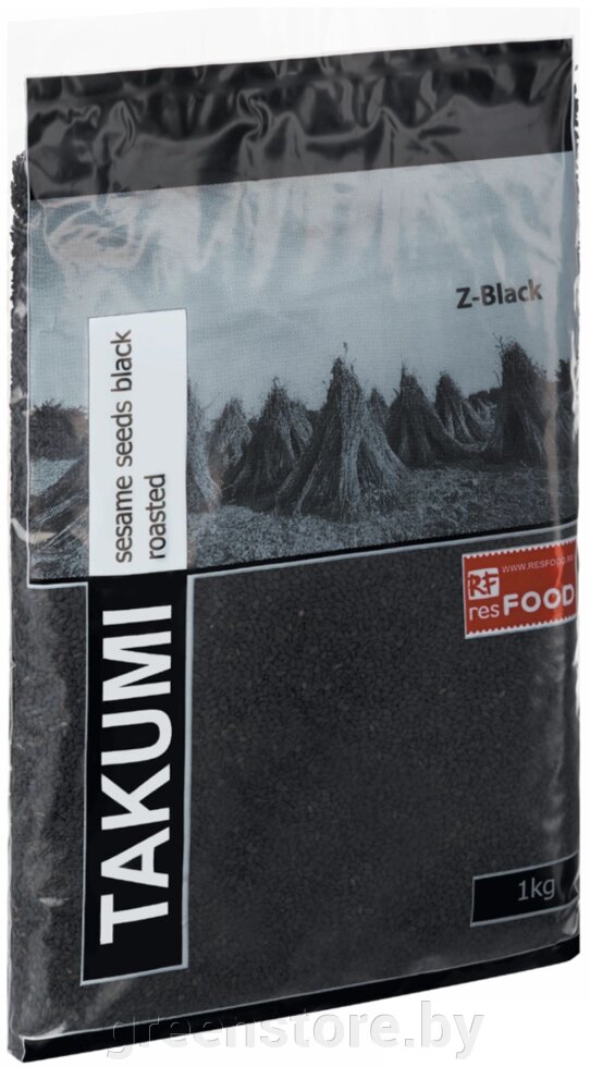 Кунжут, черный, семена, обжаренный 1 кг (Индия) от компании Зеленый магазин Минск - фото 1