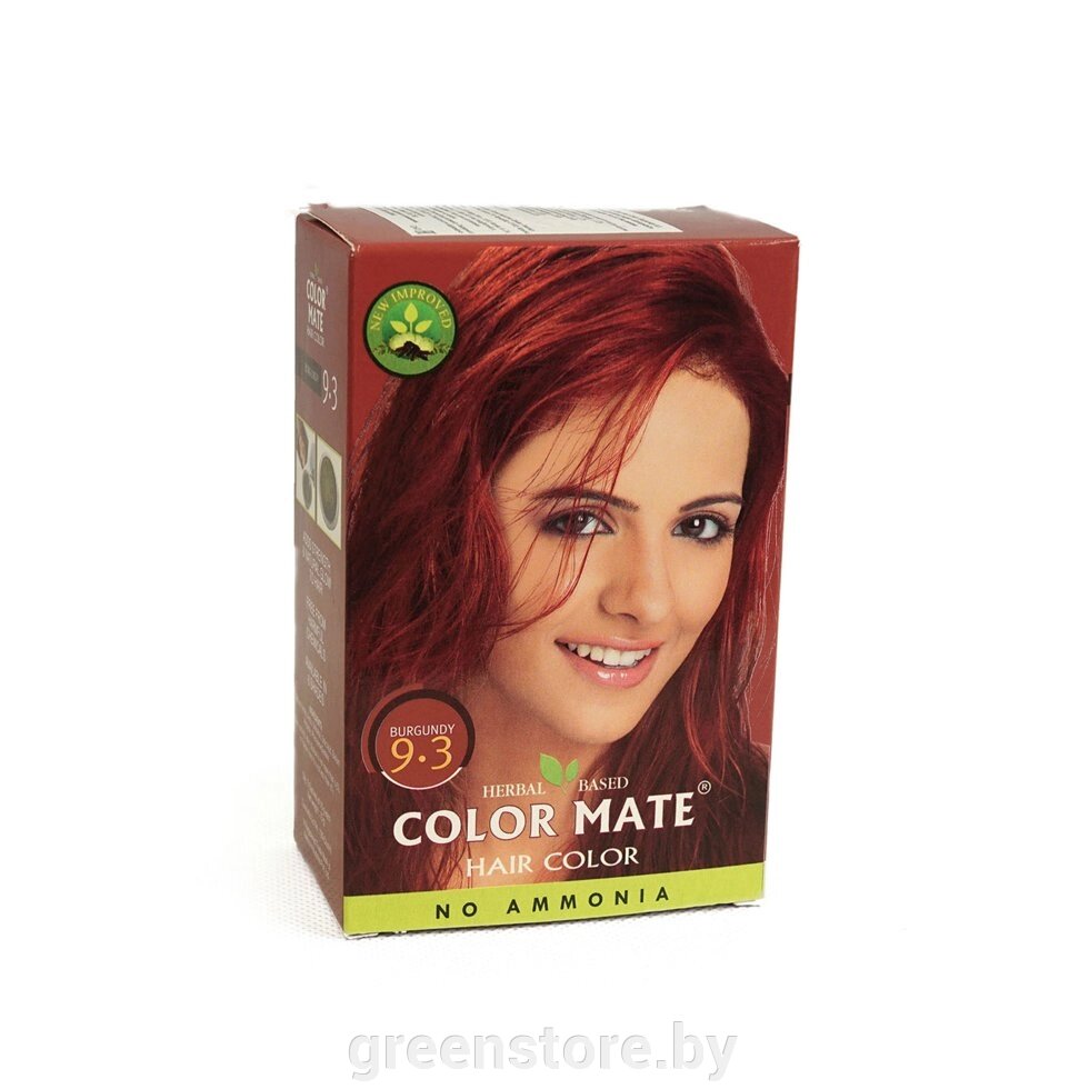 Краска для волос color mate без аммиака тон 9.3 (бургундия), 15 г. - доставка