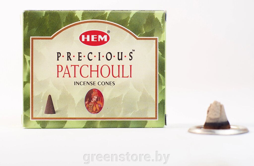 Благовония конус Hem Любимый Пачули (Precious Patchouli), 10 конусов - скидка