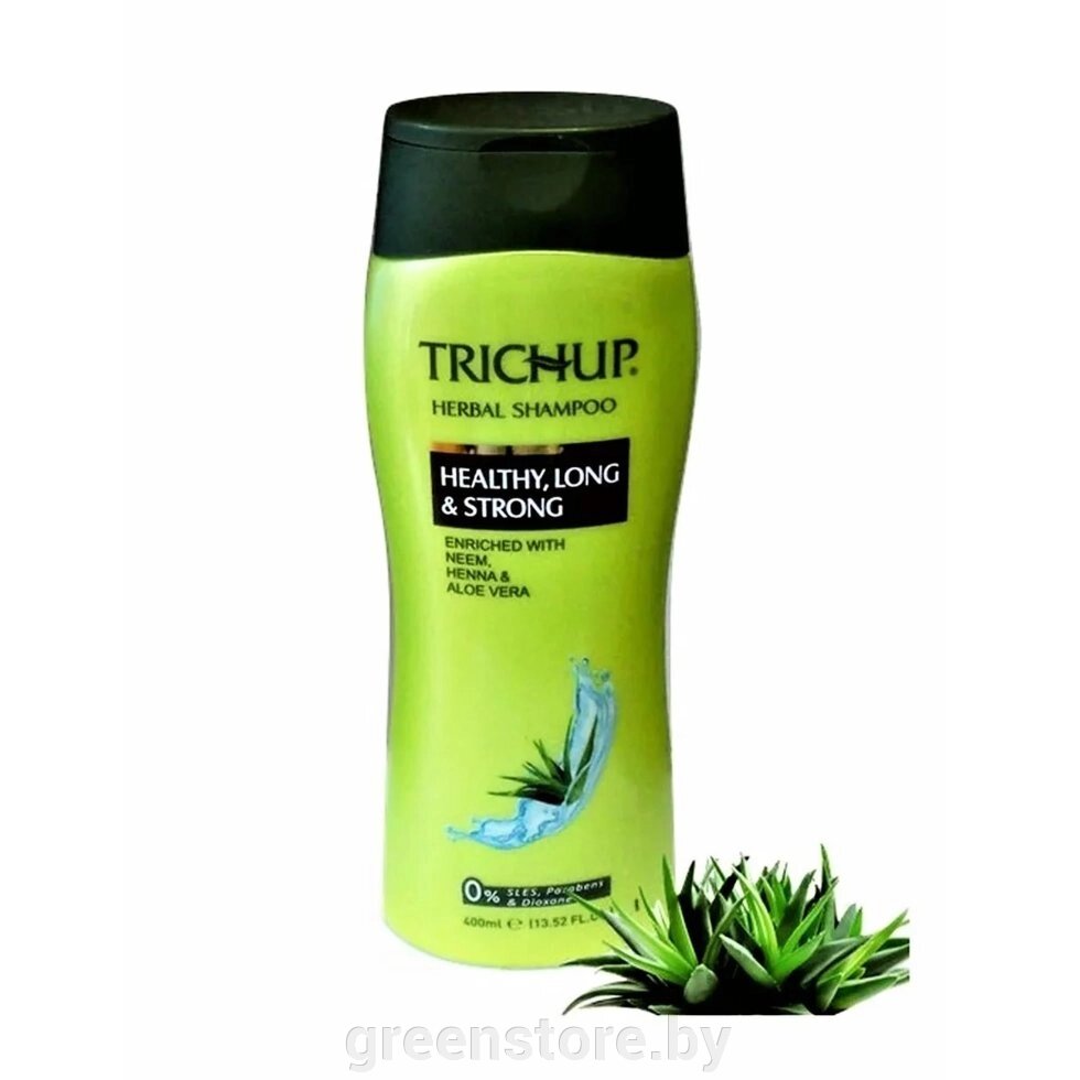 Шампунь для Волос Trichup Healthy, Long &amp; Strong 200 мл - Зеленый магазин Минск
