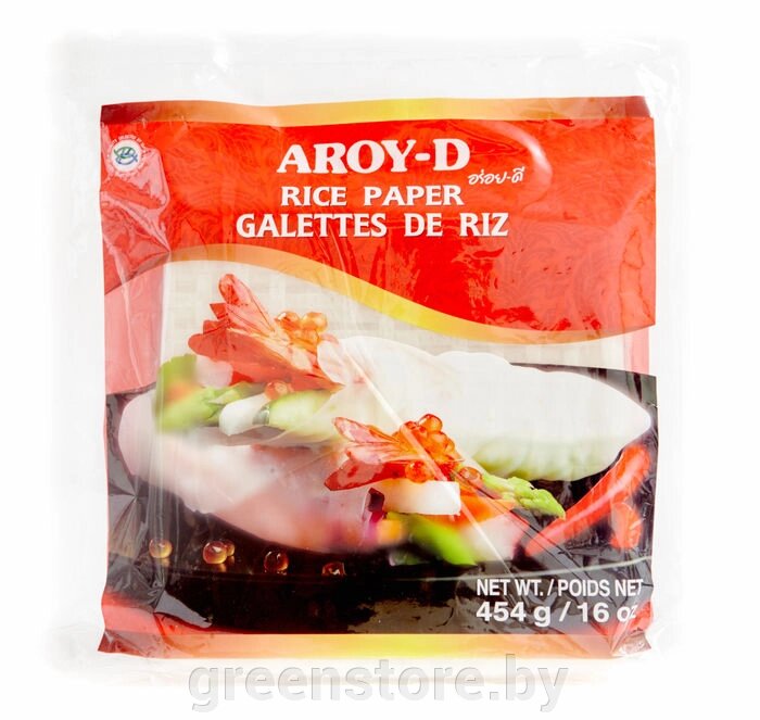 Рисовая бумага Aroy-D 454 гр. 22 см, 50 листов - акции