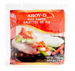 Рисовая бумага Aroy-D 454 гр. 22 см, 50 листов