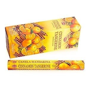 Благовония HEM Корица и мандарин (Cinnamon Tangerine ), 20 палочек