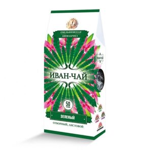 Зелёный Листовой Иван-Чай северный без добавок, 50 г