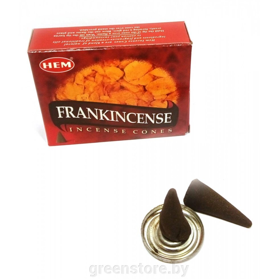 Благовония конус HEM Ладан (Frankincense), 10 конусов - заказать