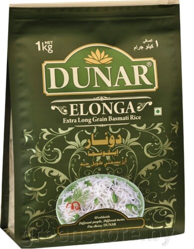 Рис Басмати длиннозерный шлифованный Dunar Elonga 1 кг Индия - преимущества