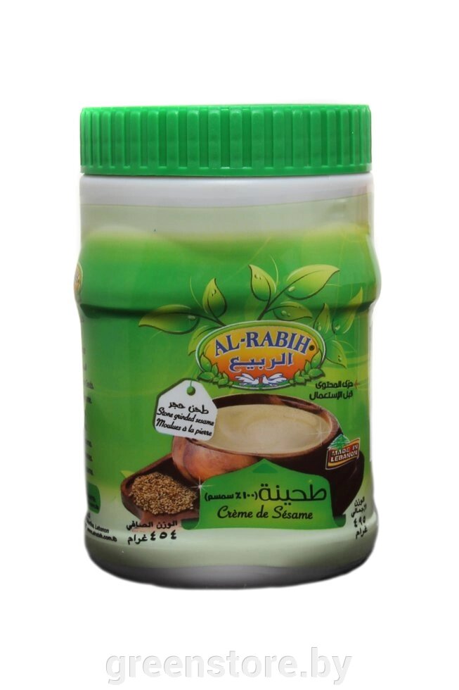 Тахини кунжутная паста Al-Rabih 454г от компании Зеленый магазин Минск - фото 1
