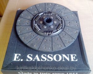 Диск ведомый маз-4370 евро-2 (D=362;d=31в/38н шлиц 5 мм) E. sassone (1878 001 501) 6187ST E. sassone