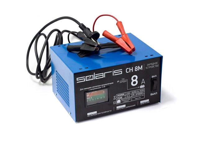 Зарядное устройство Solaris CH 8M (12В, 8А) (SOLARIS) - акции